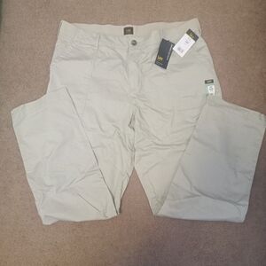 Womens Lee Flex To Go Relaxed Fit Cargo Color Salina Stone Sz 22Long